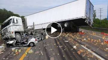 The Worst Dangerous Traffic Disaster - Excavator & Heavy Truck Fails | Total idiots at Work
