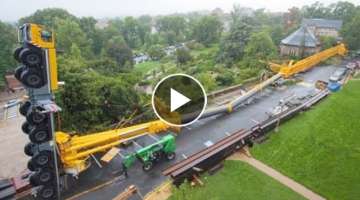 Amazing Dangerous Idiots Crane Operator Skill - Biggest Crane Fails Heavy Equipment Machines Work...