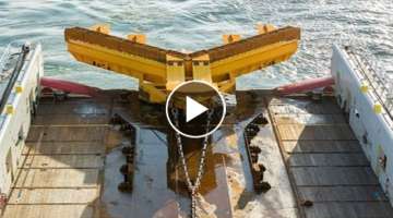 Incredible Modern Monster Ship Anchor Handling Offshore Technology, How To Loading Anchor Working