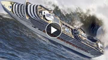 TOP 10 SHIPS in STORM! Incredible Monster Waves! A Video You Must See!