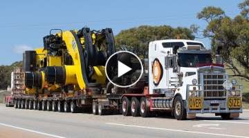 Australian Heavy Haulage - World’s largest wheel loader - Guinness World Record LeTourneau L-23...